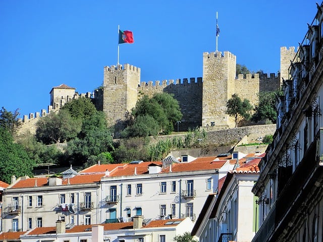 zamek św. jerzego w lizbonie
