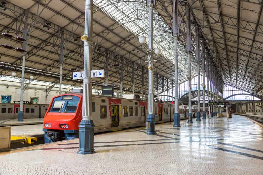 Dworzec Rossio w Lizbonie
