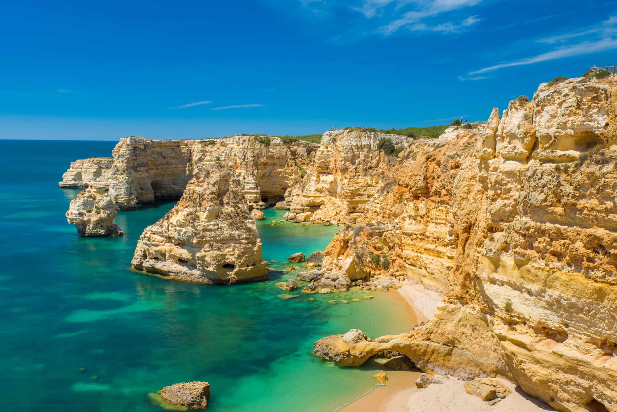 praia marinha w Algarve