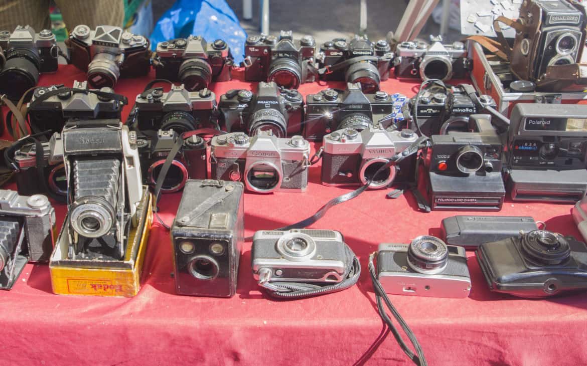aparaty wystawione na sprzedaż