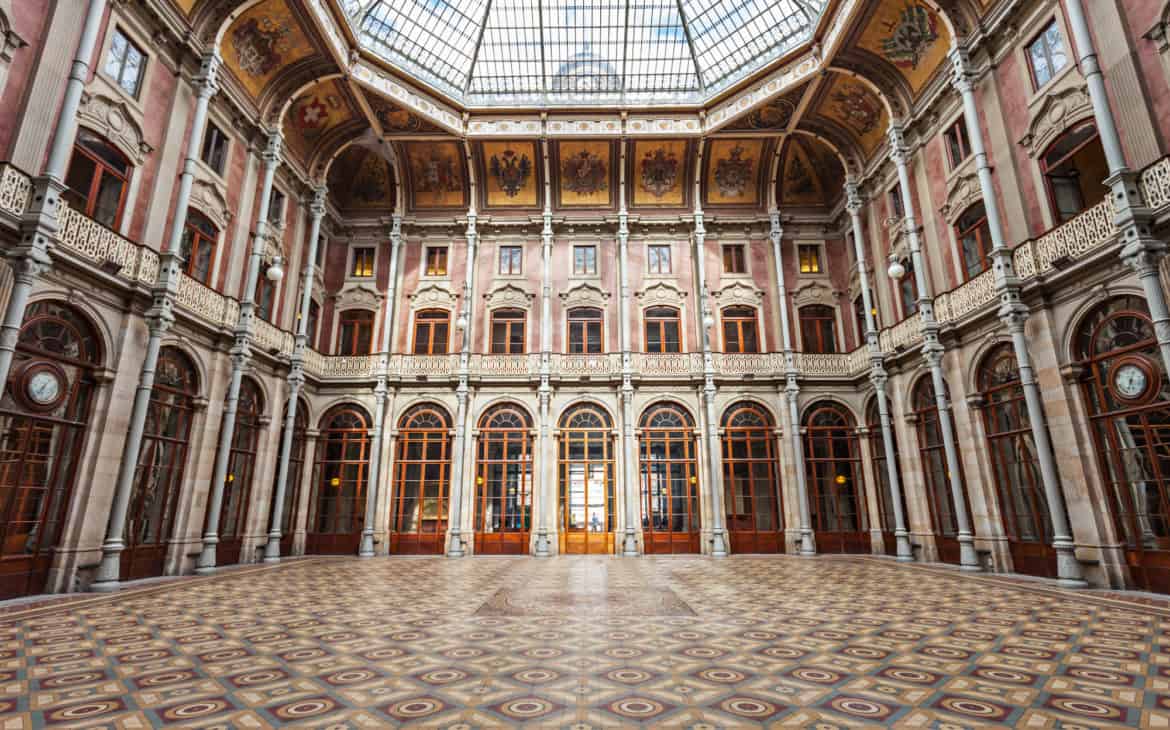 Hall w pałacu Bolsa
